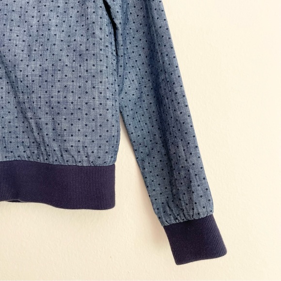 Tucker & Tate Boys Polka Dot Chambray Bomber Jacket - Picture 3 of 5